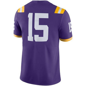LSU Tigers Nike Team Game Football Jersey - Purple