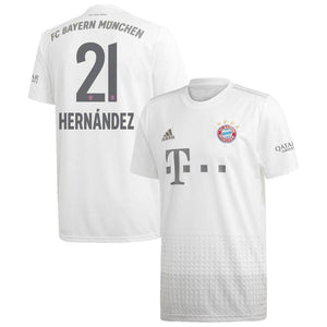 Lucas Hernández Bayern Munich Away Soccer Jersey 2019-20 - White