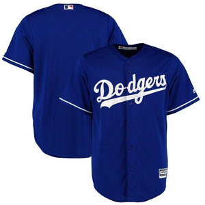 Los Angeles Dodgers Majestic Official Cool Base Jersey - White/Royal