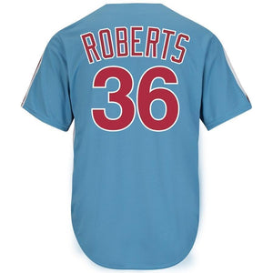 Robin Roberts Philadelphia Phillies Majestic Cooperstown  Player Jersey – White/ Light Blue