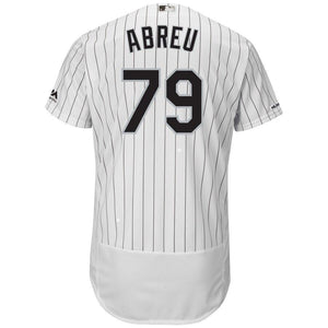 Jose Abreu Chicago White Sox Majestic Alternate Flex Base Collection Player Jersey - Black/White