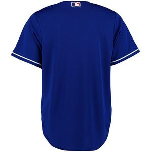 Los Angeles Dodgers Majestic Official Cool Base Jersey - White/Royal