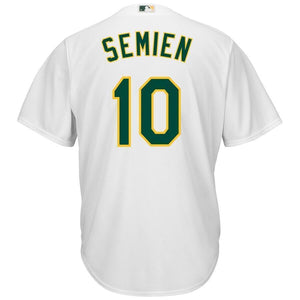 Marcus Semien Oakland Athletics Majestic Home Cool Base Player Jersey - White
