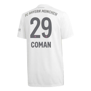 Kingsley Coman Bayern Munich Away Soccer Jersey 2019-20 – White