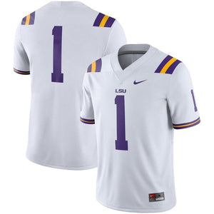 LSU Tigers Nike Team Game Football Jersey - White