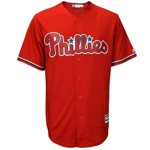 Maikel Franco Philadelphia Phillies Majestic Official Cool Base Player Jersey-Scarlet/White