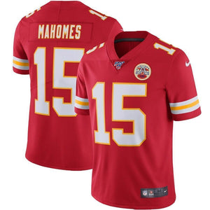Patrick Mahomes Kansas City Chiefs Nike NFL 100 Vapor Limited Jersey - Red