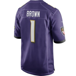 Marquise Brown Baltimore Ravens Nike Game Jersey - Purple