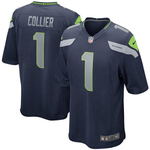 L.J. Collier Seattle Seahawks Nike Game Jersey - Navy
