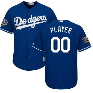 Los Angeles Dodgers Majestic 2018 World Series Cool Base Custom Jersey – White