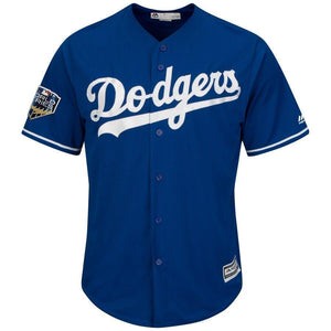 Los Angeles Dodgers Majestic 2018 World Series Cool Base Custom Jersey – White
