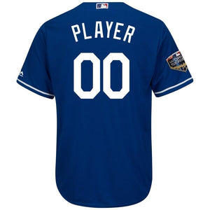 Los Angeles Dodgers Majestic 2018 World Series Cool Base Custom Jersey – White