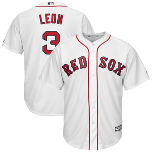 Sandy Leon Boston Red Sox Majestic Home Cool Base Replica Player Jersey - White