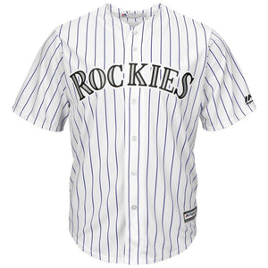 Pat Valaika Colorado Rockies Majestic Home Cool Base Player Jersey - White