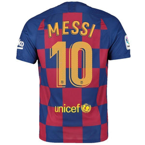 Lionel Messi Barcelona Home Soccer Jersey 2019-20 - Royal
