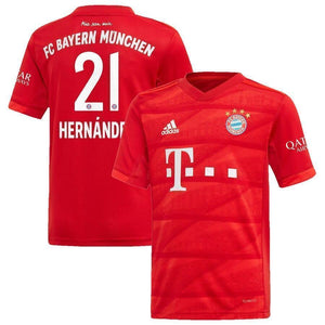 Lucas Hernández Bayern Munich Home Soccer Jersey 2019-20 Jersey - Red