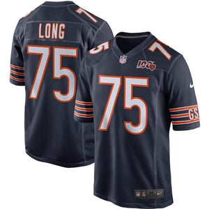 Kyle Long Chicago Bears Nike 100th Season Game Jersey - Navy