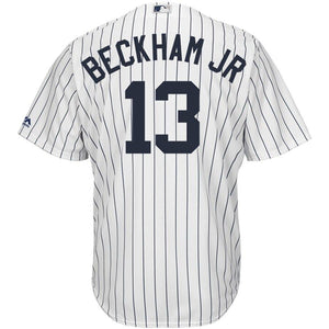 Odell Beckham Jr New York Yankees Majestic x MLB Crossover Cool Base Player Jersey - White