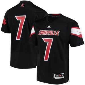 Louisville Cardinals adidas Premier Football Jersey - Black