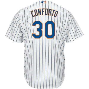 Michael Conforto New York Mets Majestic Alternate Official Cool Base Replica Player Jersey - Royal/White