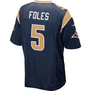 Nick Foles Los Angeles Rams Nike Game Jersey - Navy