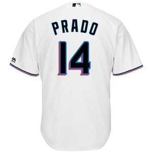 Martin Prado Miami Marlins Majestic Home 2019 Cool Base Player Jersey - White