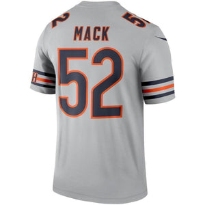 Khalil Mack Chicago Bears Nike Inverted Legend Jersey - Silver
