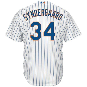 Noah Syndergaard New York Mets Majestic Home Big & Tall Cool Base Player Jersey - White/Royal