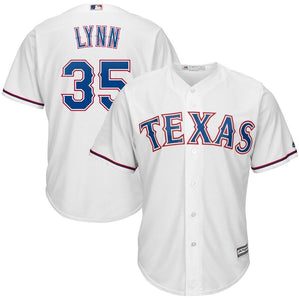 Lance Lynn Texas Rangers Majestic Official Cool Base Player Jersey - White