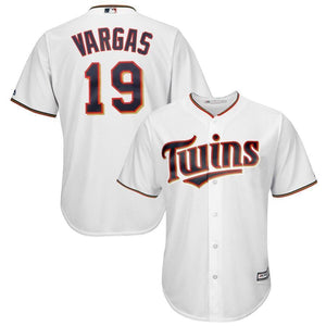 Kenny Vargas Minnesota Twins Majestic Cool Base Player Jersey - White